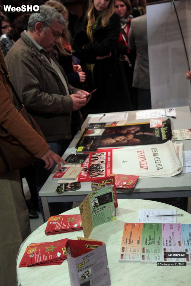 50/50 photos du spectacle Les Blaireaux