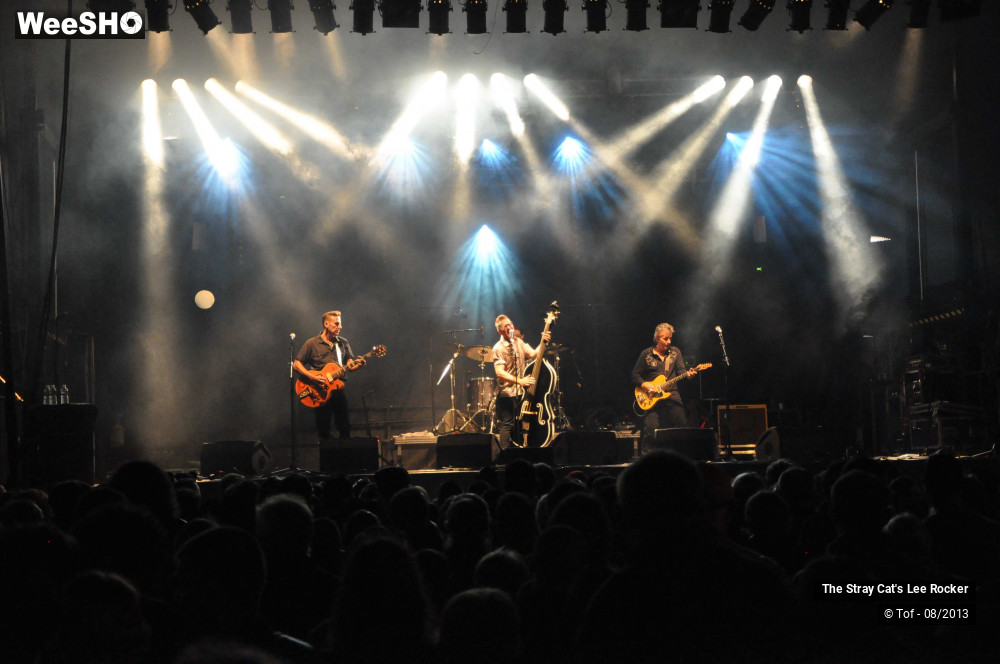 14/49 photos du spectacle The Stray Cat's Lee Rocker