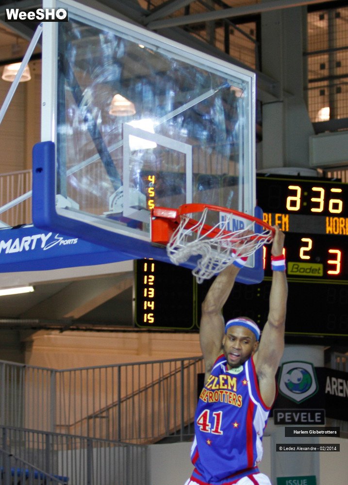 12/31 photos du spectacle Harlem Globetrotters