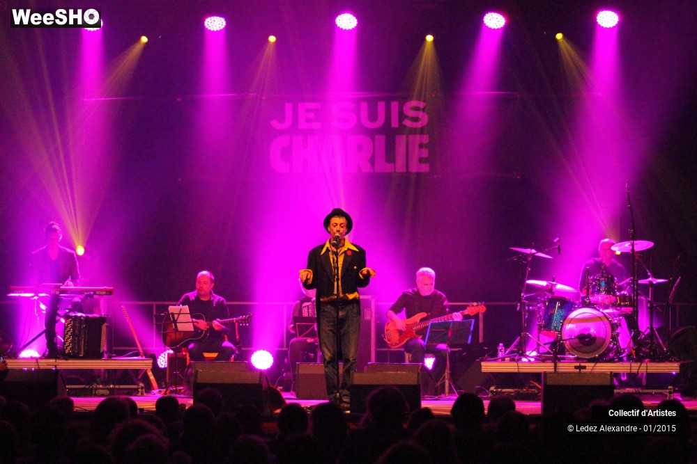 20/31 photos du spectacle Hommage à J. Brel et à Charlie Hebdo