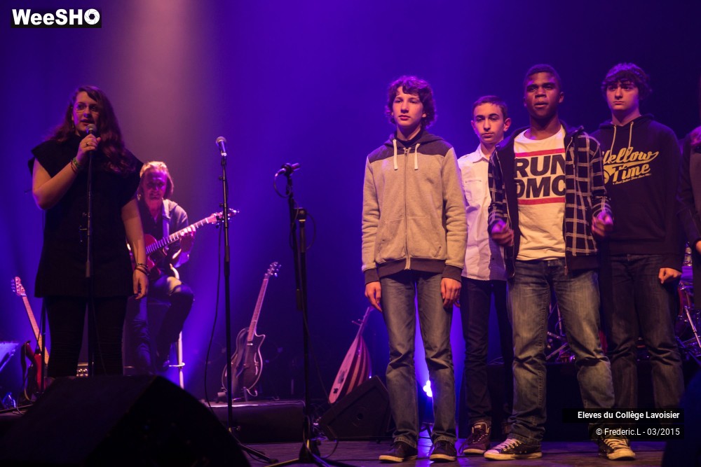 4/21 photos du spectacle L'autre Côté avec les éléves du collège Lavoisier