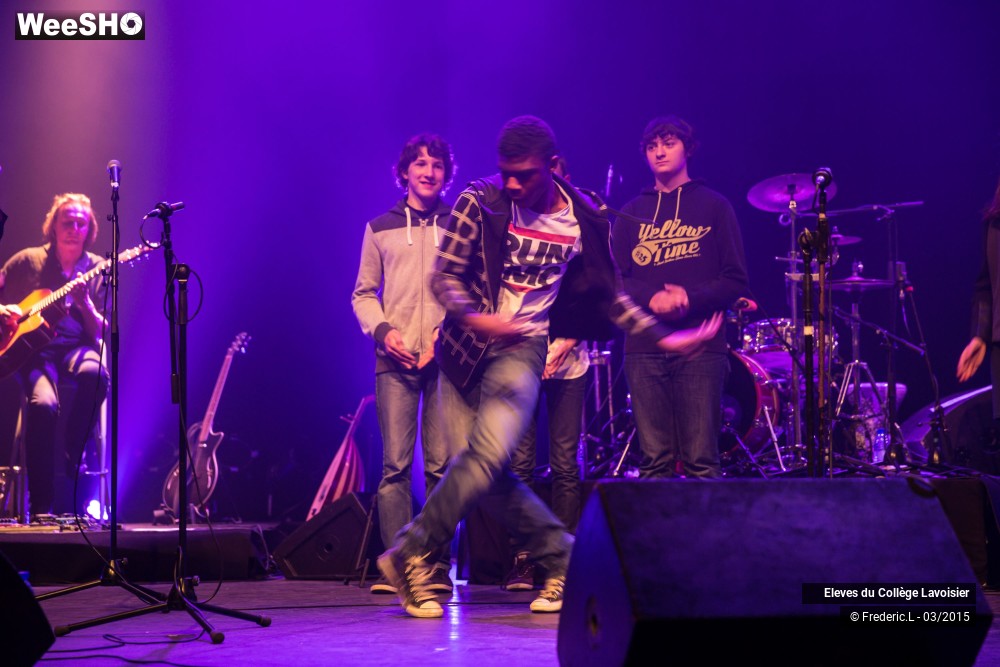 9/21 photos du spectacle L'autre Côté avec les éléves du collège Lavoisier