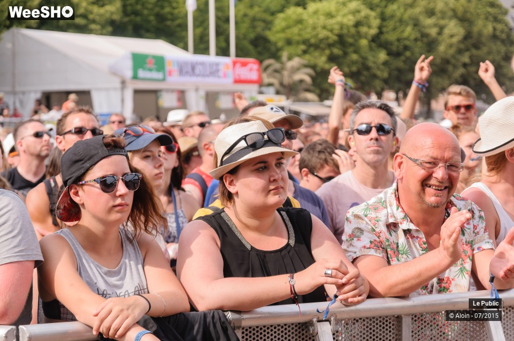 7/23 photos du spectacle Main Square 2015 Ambiance J2