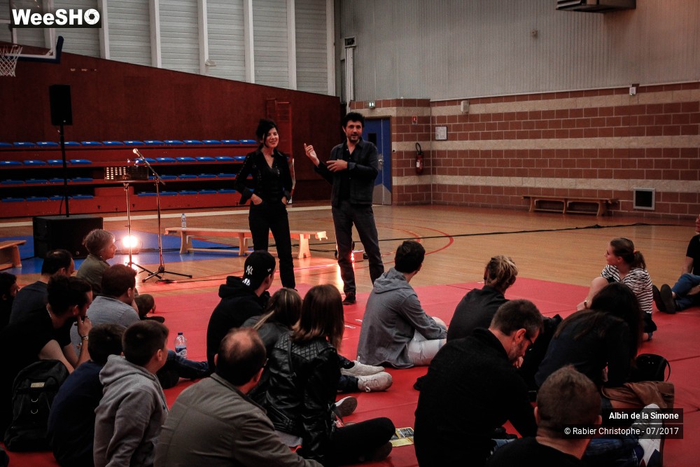10/23 photos du spectacle Albin de la Simone et Brigitte Giraud