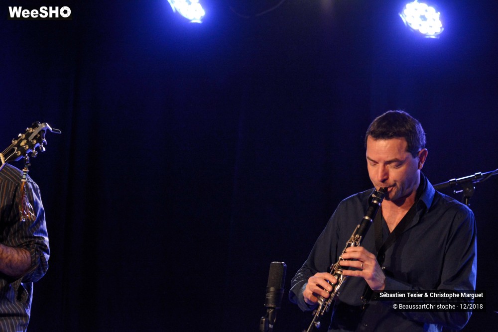 20/25 photos du spectacle Sébastien Texier & Christophe Marguet " For travellers Only "