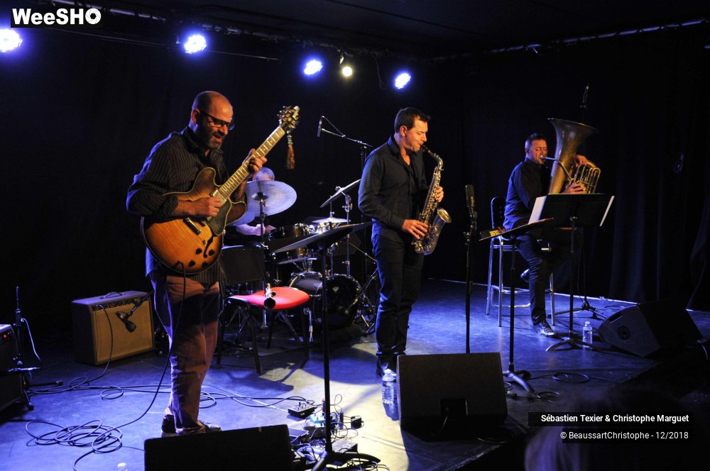 24/25 photos du spectacle Sébastien Texier & Christophe Marguet " For travellers Only "