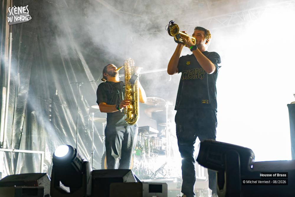 1/20 photos du spectacle House of Brass  "scène principale" Hush festival