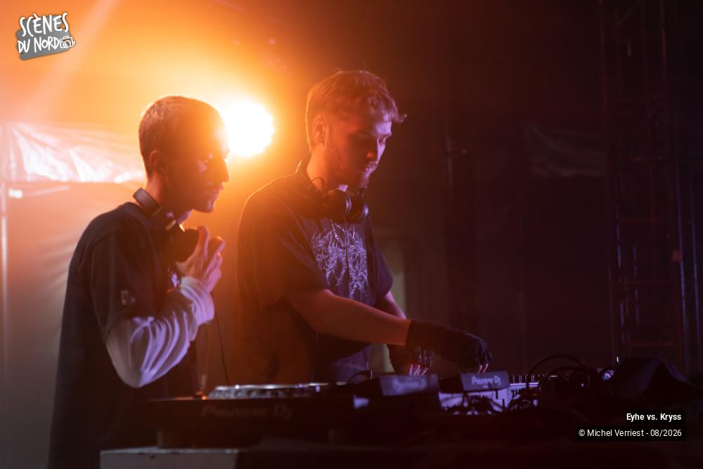 6/20 photos du spectacle Eyhe vs. Kryss "scène électro" Hush festival