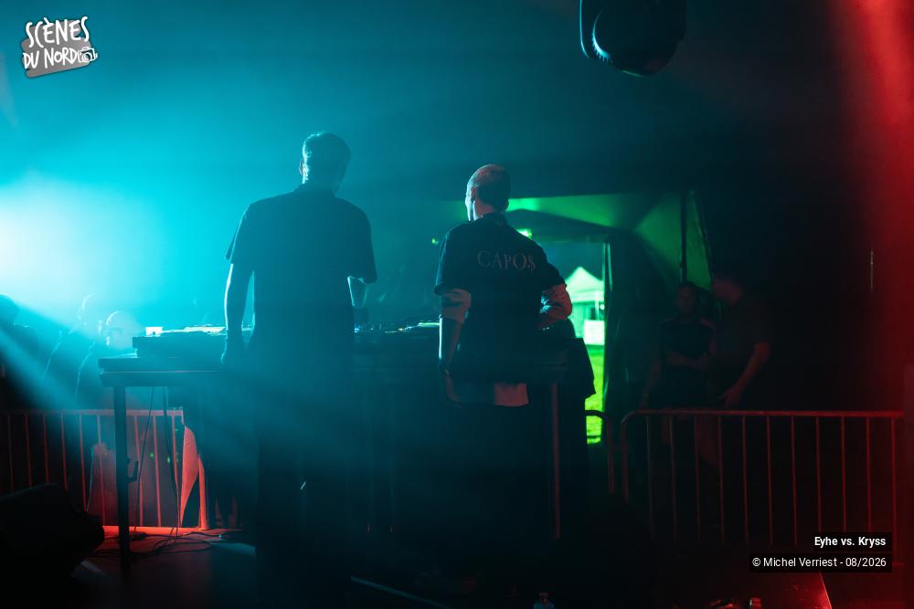 10/20 photos du spectacle Eyhe vs. Kryss "scène électro" Hush festival