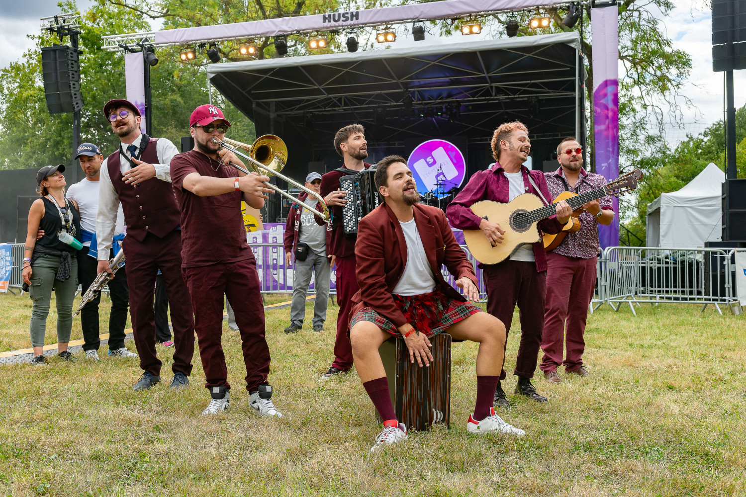 Plastic duck au Hush festival