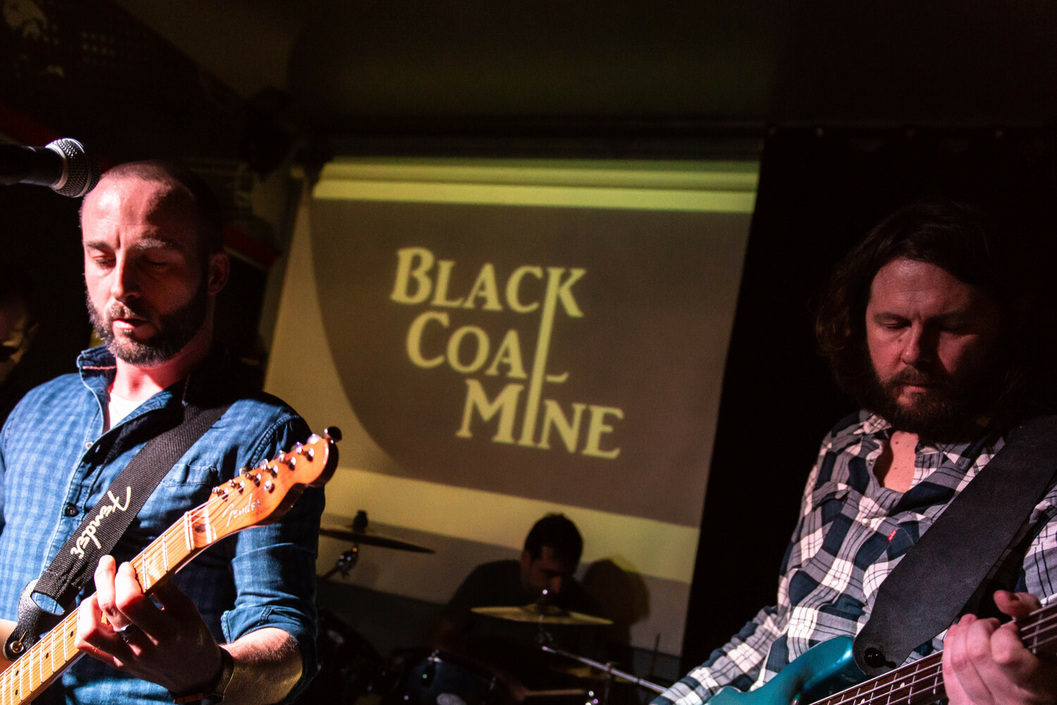 Black coal mine